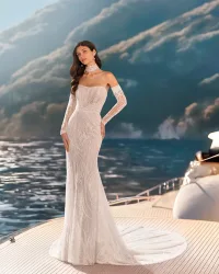 Brautkleid Qamar des Designers Aire Barcelona